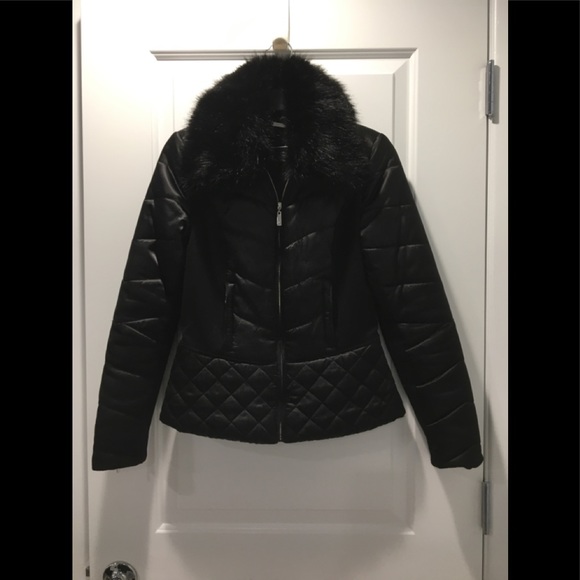 White House Black Market Jackets & Blazers - WHITE HOUSE BLACK MARKET Black Puffer Jacket